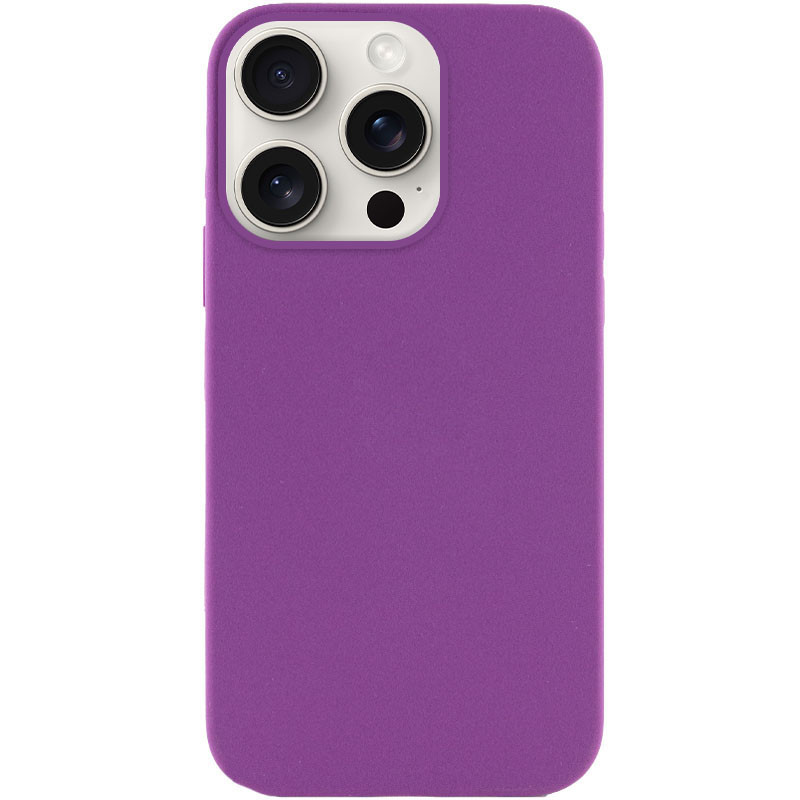 Чехол Silicone Case Full Protective (AA) NO LOGO для Apple iPhone 13 Pro Max (6.7") (Фиолетовый / Grape)
