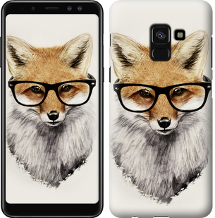 

Чехол Лис в очках для Samsung Galaxy A8 2018 A530F 634237