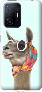 

Чехол Модная лама для Xiaomi 11T Pro 1244287