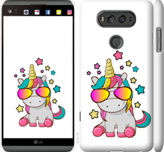 

Чехол Единорог в очках для LG V20 911691