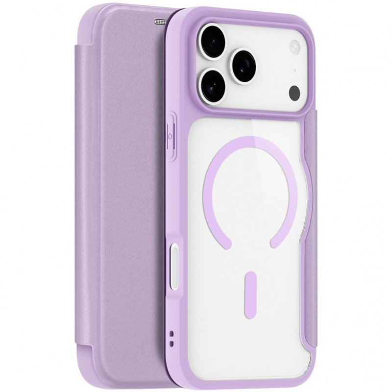 Фото Чехол-книжка Dux Ducis Skin X Pro with Magnetic safe для Apple iPhone 17 Pro (6.3") (Purple) на vchehle.ua