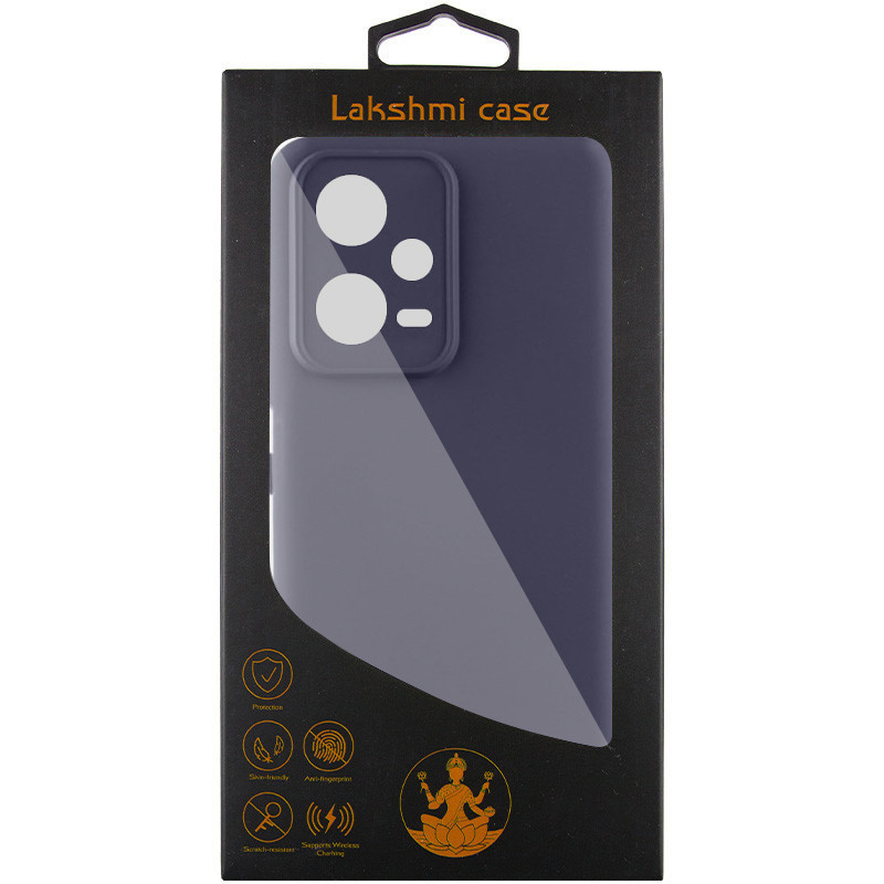 Чехол Silicone Cover Lakshmi Full Camera (AAA) для Xiaomi Poco X5 5G / Redmi Note 12 5G (Серый / Dark Gray) в магазине vchehle.ua