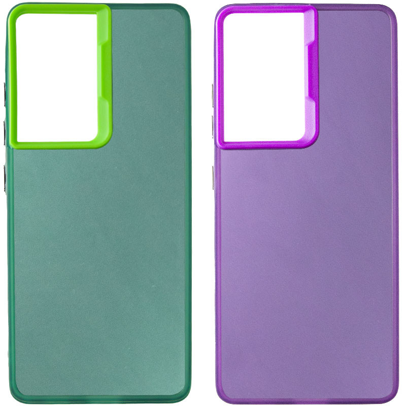 TPU+PC чехол Magic glow with protective edge для Samsung Galaxy S21 Ultra