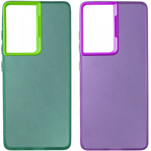 TPU+PC чохол Magic glow with protective edge на Samsung Galaxy S21 Ultra