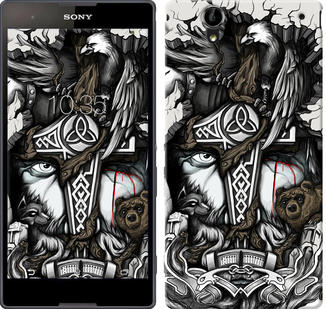

Чехол Тату Викинг для Sony Xperia T2 Ultra Dual D5322 349312