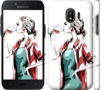 

Чохол Дівчина з келихом на Samsung Galaxy J2 2018 841396