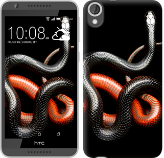 

Чехол Красно-черная змея на черном фоне для HTC Desire 820 482047