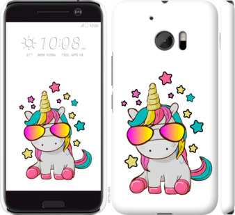 

Чохол Єдиноріг в окулярах на HTC 10 911639