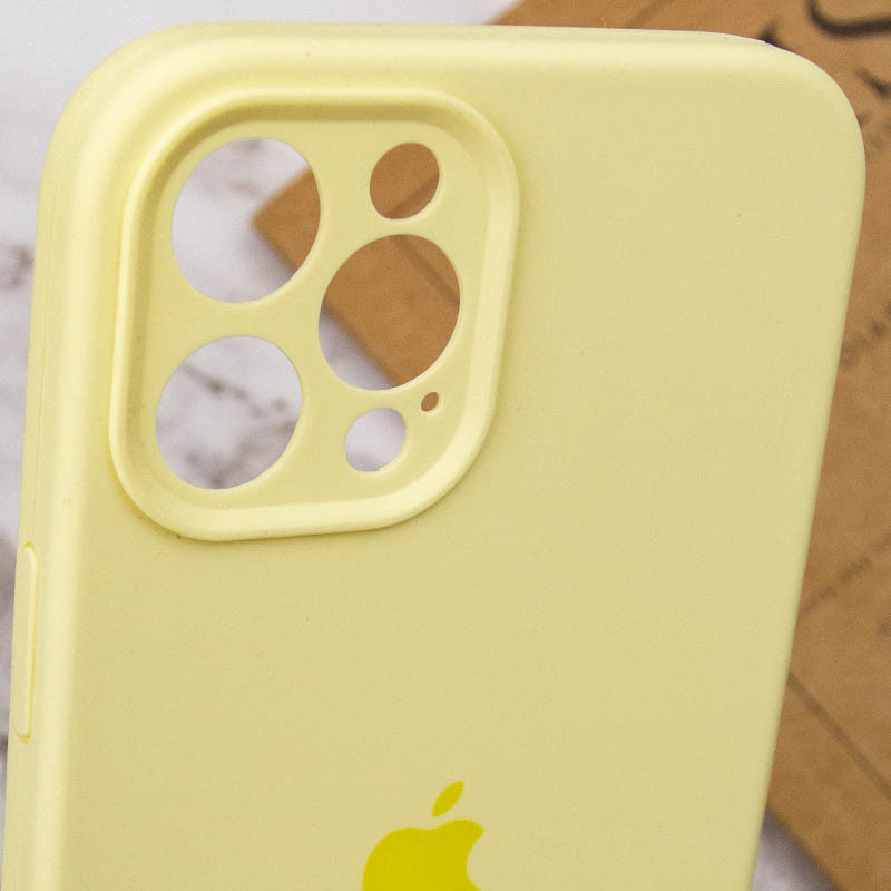 Замовити Чохол Silicone Case Full Camera Protective (AA) на Apple iPhone 12 Pro Max (6.7") (Жовтий / Mellow Yellow) на vchehle.ua
