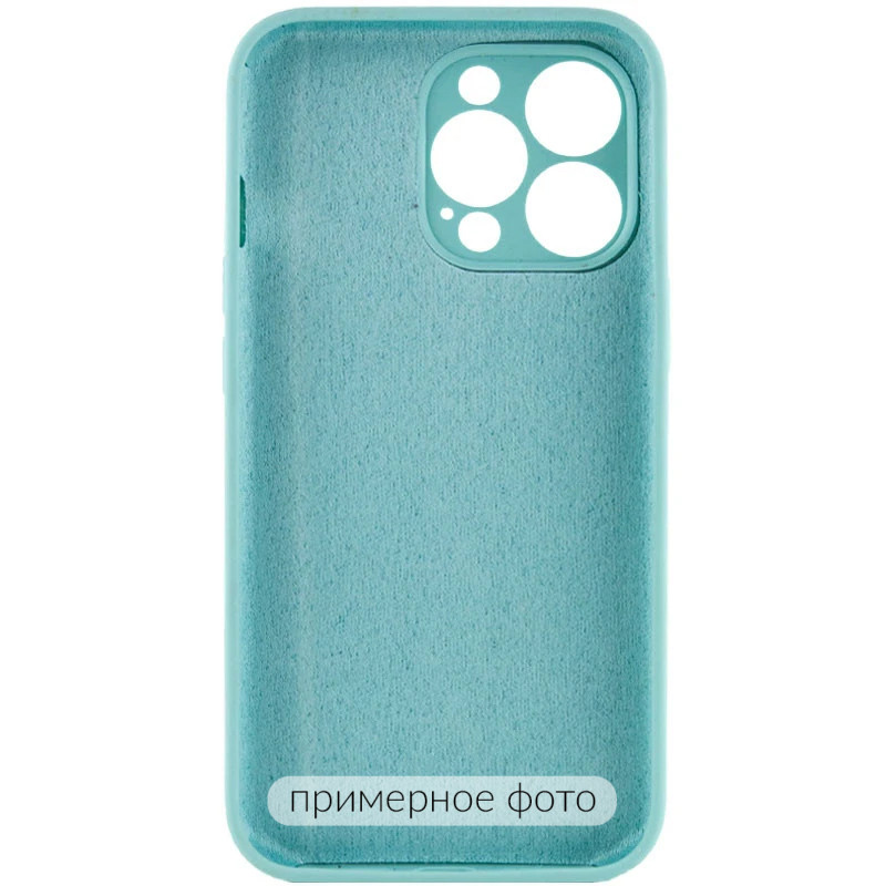 Фото Чехол Silicone Case Full Camera Protective (AA) NO LOGO для Apple iPhone 16 Plus (6.7") (Бирюзовый / Marine Green) на vchehle.ua