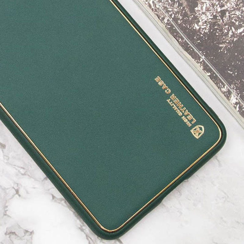 Фото Кожаный чехол Xshield для Xiaomi Redmi 13C / Poco C65 (Зеленый / Army green) на vchehle.ua