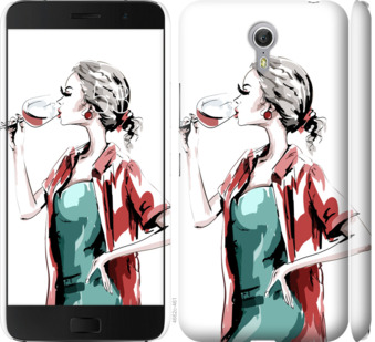 

Чехол Девушка с бокалом для Lenovo ZUK Z1 841515
