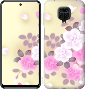 

Чехол Японские цветы для Xiaomi Redmi Note 9S 934584