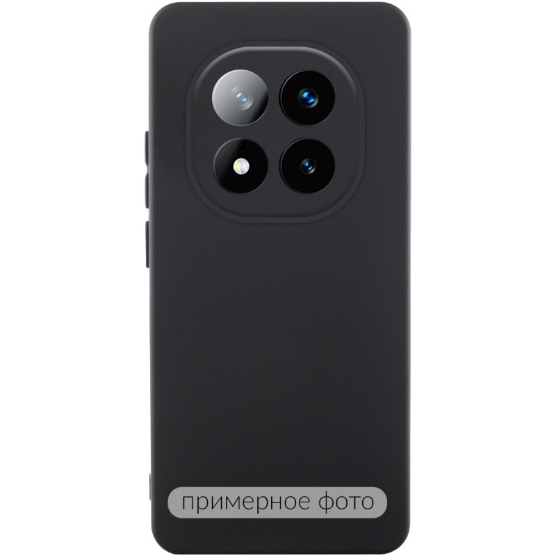 Чохол Silicone Cover Lakshmi Full Camera (AAA) на Xiaomi Redmi A5 / Poco C71 (Чорний / Black)