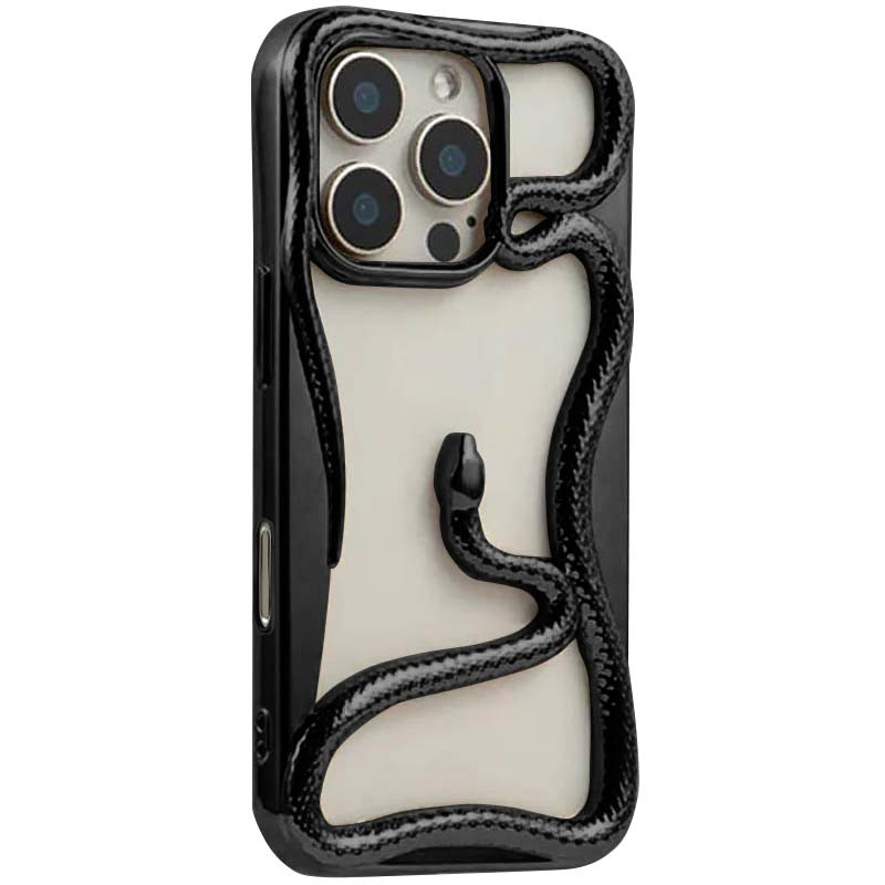 TPU чехол Snake для Apple iPhone 16 Pro (6.3") (Black)