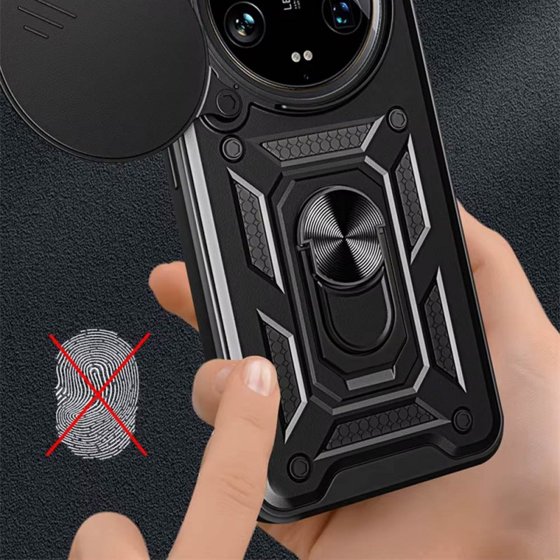Купити Ударостійкий чохол Camshield Serge Ring на Xiaomi 15 Ultra (Чорний) на vchehle.ua