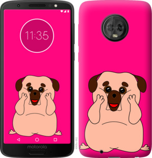 

Чохол Веселий мопс на Motorola Moto G6 928684