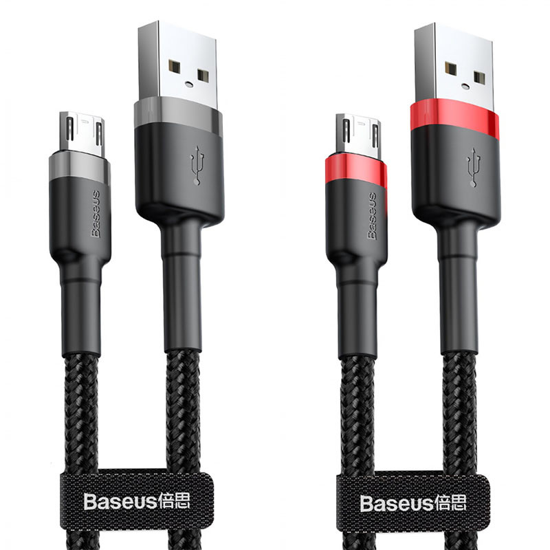 Дата кабель Baseus Cafule MicroUSB Cable 1.5A (2m) (CAMKLF-C)