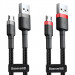 Дата кабель Baseus Cafule MicroUSB Cable 1.5A (2m) (CAMKLF-C)