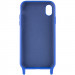 Фото Чехол TPU two straps California для Apple iPhone XR (6.1") (Синий / Iris) в магазине vchehle.ua