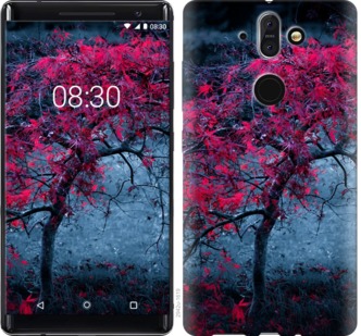

Чохол Дерево з яскравими листям на Nokia 8 Sirocco 736638