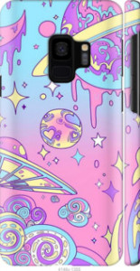 Чехол Розовая галактика для Samsung Galaxy S9