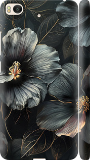Чохол Чорні квіти на Xiaomi Mi 5s