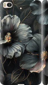 Чохол Чорні квіти на Xiaomi Mi 5s