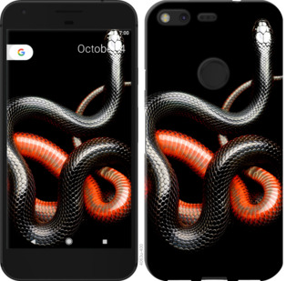 

Чехол Красно-черная змея на черном фоне для Google PixeL 2 XL 782246