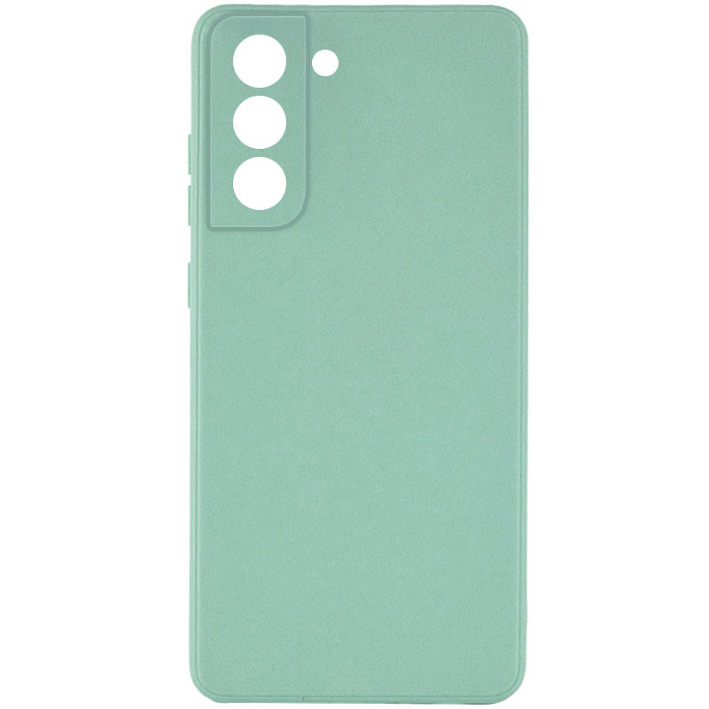 Силіконовий чохол Candy Full Camera на Samsung Galaxy S21 FE (Зелений / Menthol)