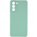 Силіконовий чохол Candy Full Camera на Samsung Galaxy S21 FE (Зелений / Menthol)