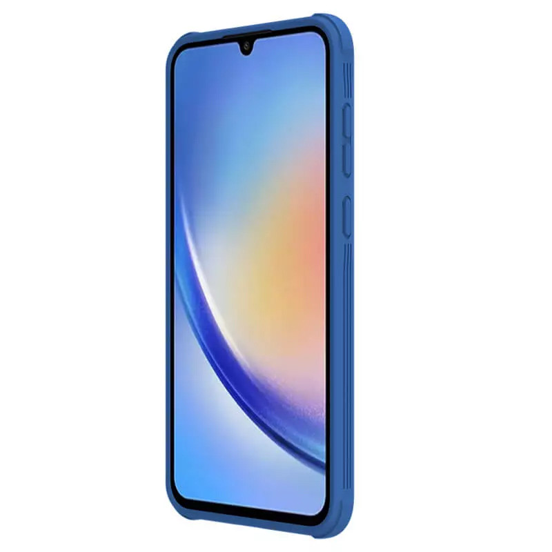 Купить Карбоновая накладка Nillkin CamShield Pro для Samsung Galaxy A55 (Blue) на vchehle.ua