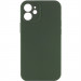 Чехол Silicone Case Full Camera Protective (AA) NO LOGO для Apple iPhone 12 (6.1") (Зеленый / Cyprus Green)