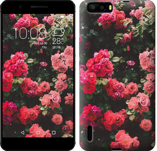 

Чохол Кущ з трояндами на Huawei Honor 6 Plus 639420