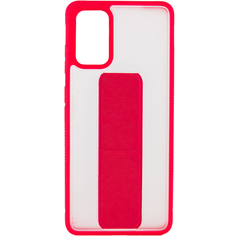 

Чехол TPU+PC Hand holder для Samsung Galaxy S20 (Малиновый) 1091351