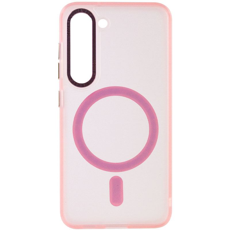 Фото Чохол TPU Lyon frosted with Magnetic Safe на Samsung Galaxy S23 (Pink) на vchehle.ua