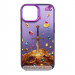 TPU+PC чехол TakiTaki Fantasy magic glow для Apple iPhone 15 Pro Max (6.7") (Gold Sword - Purple)