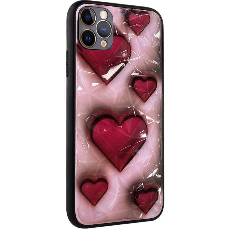 TPU+PC чехол Prisma Plushie для Apple iPhone 11 Pro Max (6.5") (Hearts)