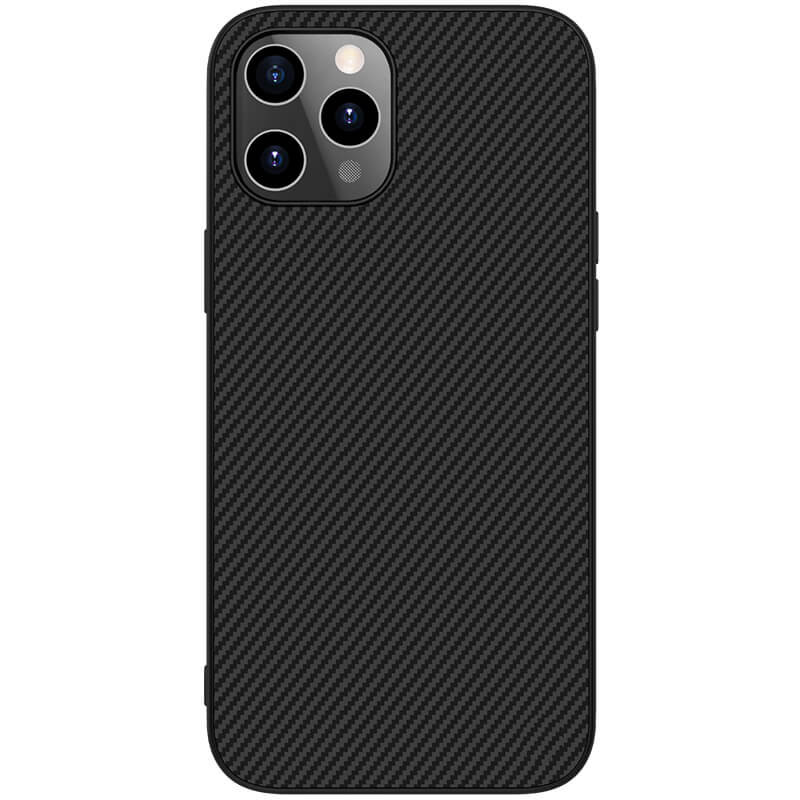 Карбонова накладка Nillkin Synthetic Fiber series на Apple iPhone 12 Pro / 12 (6.1")