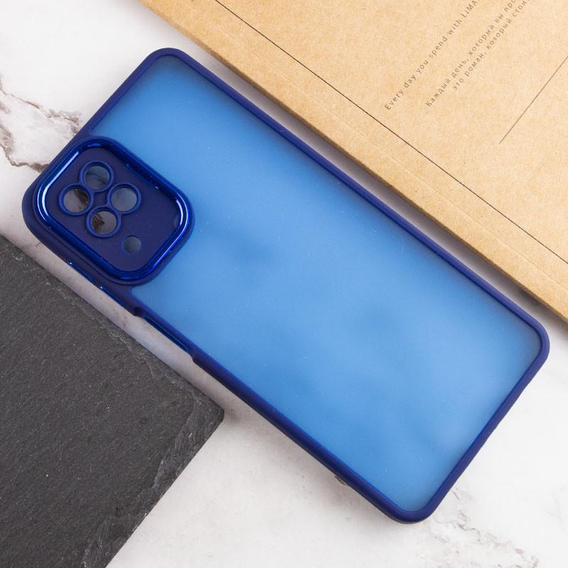 TPU+PC чехол Accent для Samsung Galaxy A12 (Blue) в магазине vchehle.ua