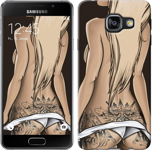 

Чехол Девушка с татуировкой для Samsung Galaxy A3 (2016) A310F 644114