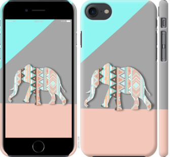 

Чехол Узорчатый слон для iPhone SE 2020 915778