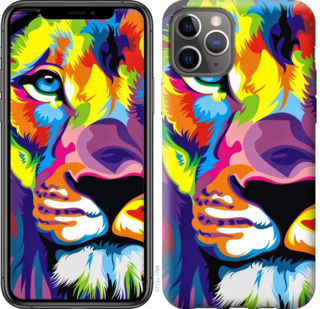 

Чехол Разноцветный лев для iPhone 11 Pro 778313