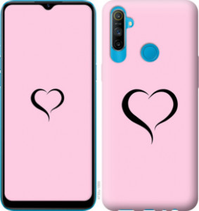 Чехол Сердце 1 для Realme C3