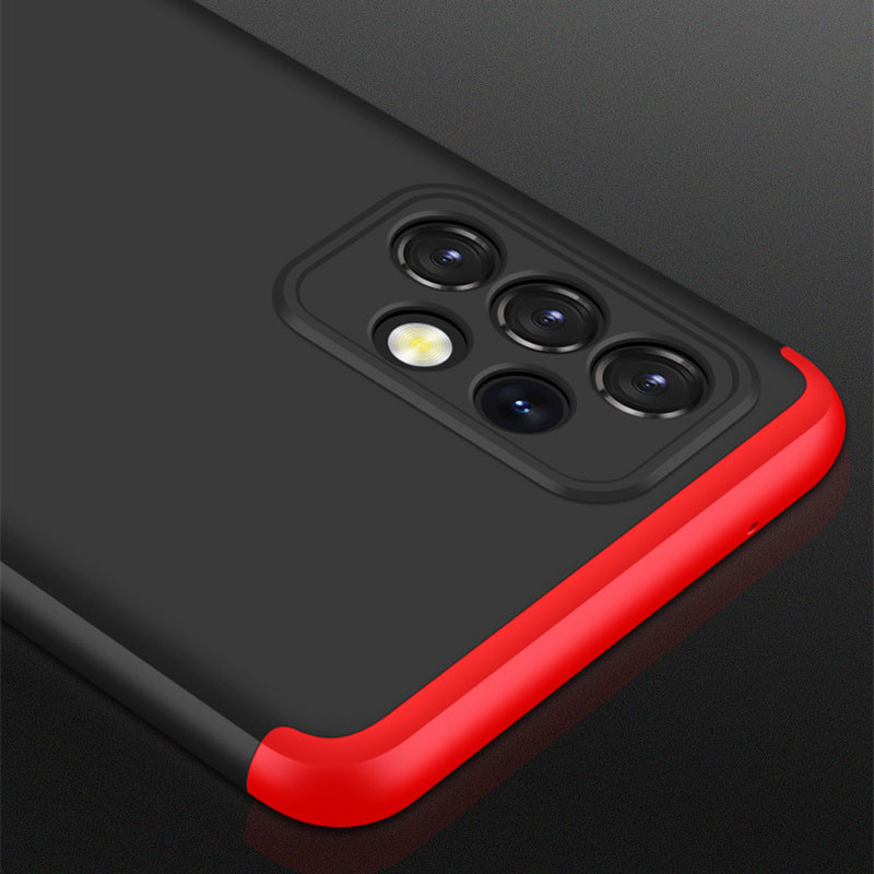 Фото Пластиковая накладка GKK LikGus 360 градусов (opp) для Samsung Galaxy A72 4G / A72 5G (Черный / Красный) на vchehle.ua