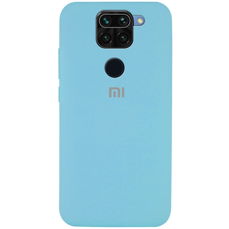 

Чехол Silicone Cover Full Protective (AA) для Xiaomi Redmi Note 9 (Голубой / Light Blue) 909822