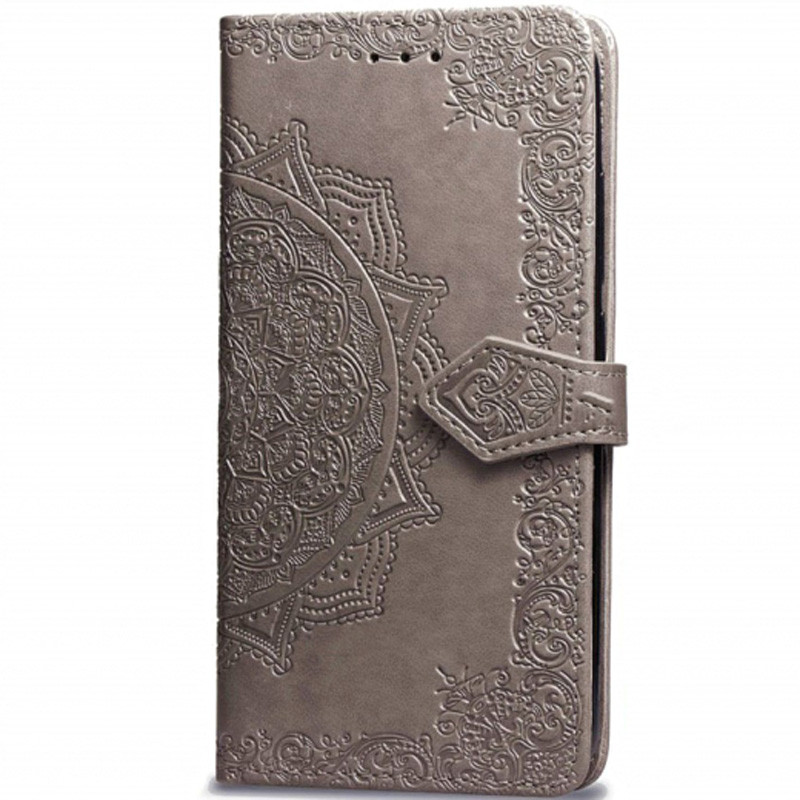 

Шкіряний чохол (книжка) Art Case з візитницею на Xiaomi Redmi 8a (Сірий) 784306