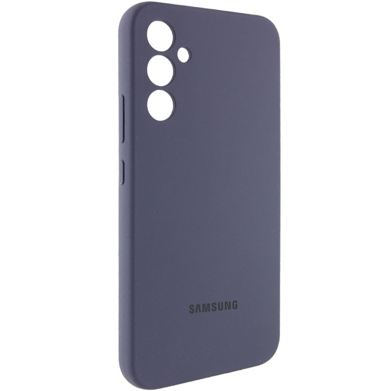 Фото Чехол Silicone Cover Lakshmi Full Camera (AAA) with Logo для Samsung Galaxy S24 FE (Серый / Dark Gray) на vchehle.ua