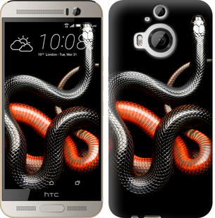 

Чехол Красно-черная змея на черном фоне для HTC One M9 Plus 482025