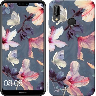 

Чехол Нарисованные цветы для Huawei P20 Lite 689984